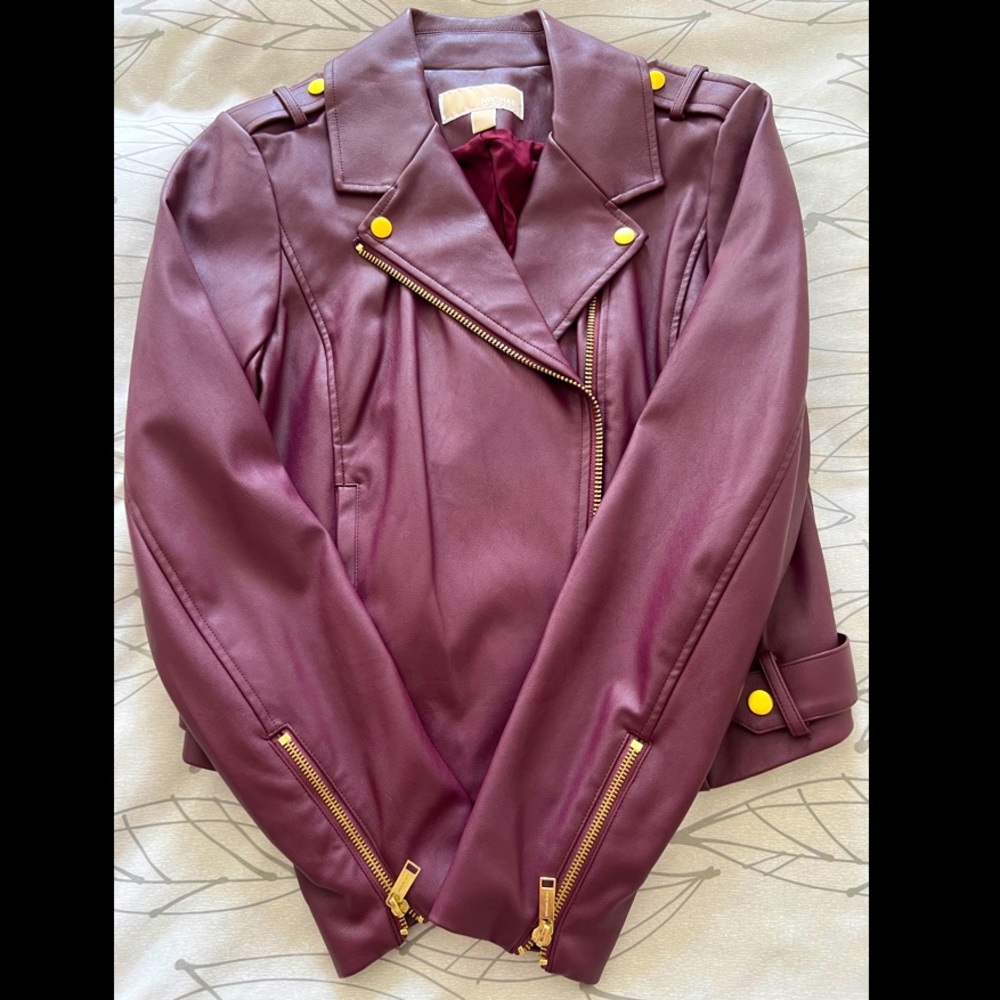 Michael Kors * Faux Leather Jacket